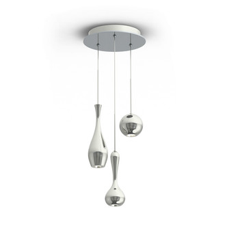 Acid LED Pendant in Polished Nickel (281|PD-ACID03R-PN)