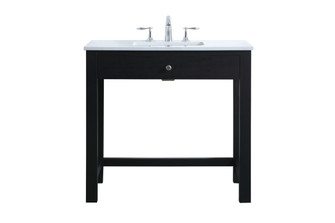 Hudson Bathroom Vanity in Black (173|VF14836MBK)