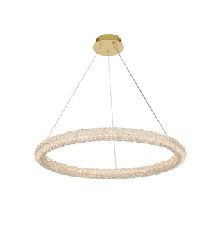 Bowen LED Chandelier in Satin Gold (173|3800D31SG)