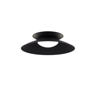 Miso LED Flush Mount in Black (34|FM-11422-40-BK)