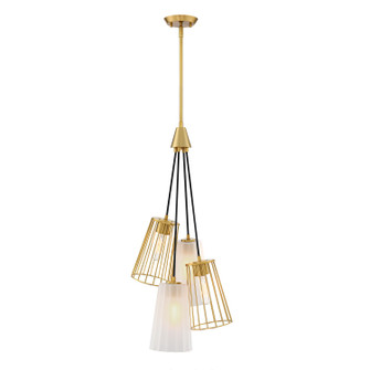 Liana Four Light Chandelier in Brushed Gold (43|D328M-4CH-BG)