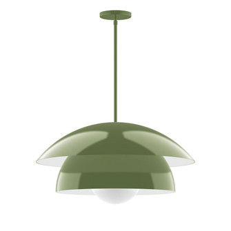 Nest One Light Pendant in Fern Green (518|STGX447-G15-22)