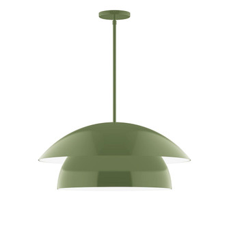 Nest One Light Pendant in Fern Green (518|STGX447-22)