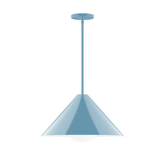 Axis One Light Pendant in Light Blue (518|STG423-G15-54)