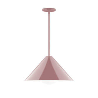 Axis One Light Pendant in Mauve (518|STG423-G15-20)