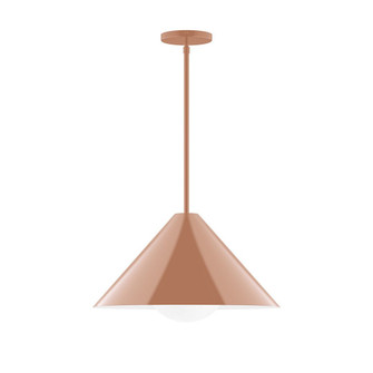 Axis One Light Pendant in Terracotta (518|STG423-G15-19)