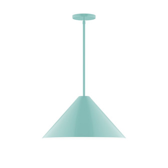 Axis One Light Pendant in Sea Green (518|STG423-48)