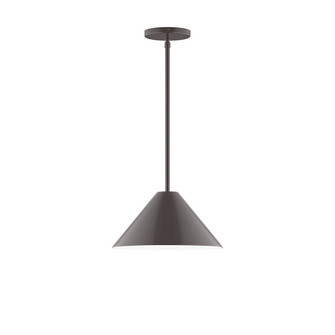 Axis One Light Pendant in Architectural Bronze (518|STG422-51)