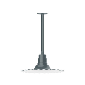 Radial One Light Pendant in Slate Gray (518|STB159-40-T36)