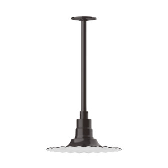 Radial One Light Pendant in Architectural Bronze (518|STA158-51-H24)