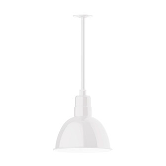 Deep Bowl LED Pendant in White (518|STA116-44-H30-L12)