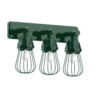Vintage Three Light Wall Sconce in Forest Green (518|SCH081-42)