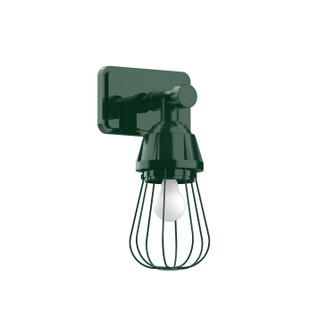 Vintage One Light Wall Sconce in Forest Green (518|SCF081-42)