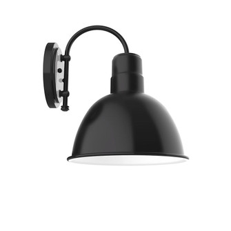 Deep Bowl One Light Wall Sconce in Black (518|SCC116-41)