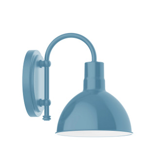 Deep Bowl One Light Wall Sconce in Light Blue (518|SCB114-54)