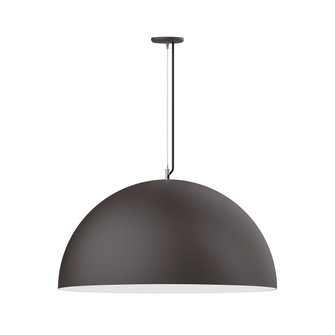 XL Choices One Light Pendant in Bronze Matte with White Interior (518|PEG231-57-44-C21)