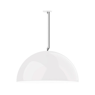 XL Choices One Light Pendant in White with White Interior (518|PEG231-44-44-C20)