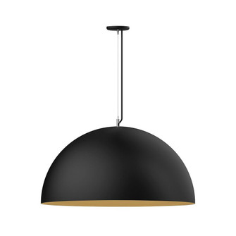 XL Choices LED Pendant in Black with Gold Matte Interior (518|PEG231-41-75-L14)