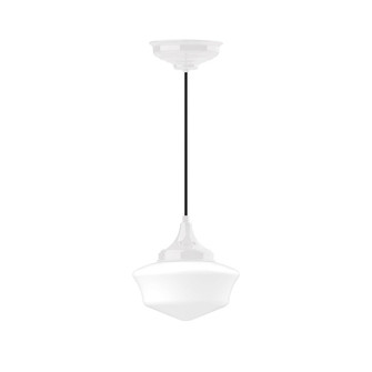 Schoolhouse One Light Pendant in White (518|PEF021-44-C25)