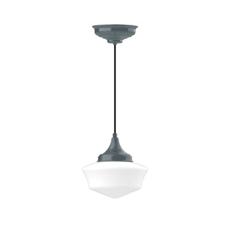 Schoolhouse One Light Pendant in Slate Gray (518|PEF021-40-C23)