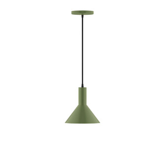 Stack One Light Pendant in Fern Green (518|PEBX451-22)