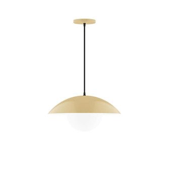 Axis One Light Pendant in Ivory (518|PEB438-G15-17)