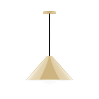 Axis One Light Pendant in Ivory (518|PEB423-G15-17)