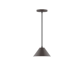 Axis One Light Pendant in Architectural Bronze (518|PEB421-51)
