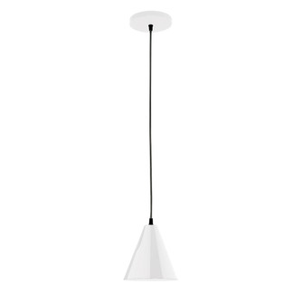 J-Series One Light Pendant in White (518|PEB420-44-C02)