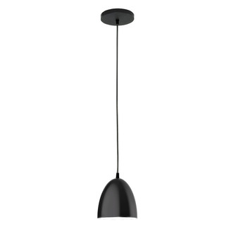 J-Series One Light Pendant in Black (518|PEB417-41-C23)