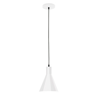 J-Series One Light Pendant in White (518|PEB416-44-C23)