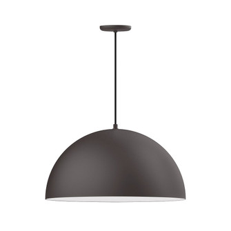 XL Choices One Light Pendant in Bronze Matte with White Interior (518|PEB229-57-44)