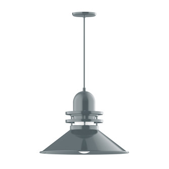 Atomic One Light Pendant in Slate Gray (518|PEB152-40)