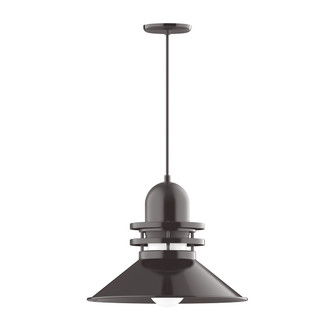 Atomic One Light Pendant in Architectural Bronze (518|PEB151-51)