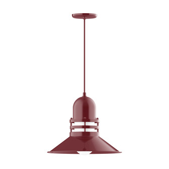 Atomic One Light Pendant in Barn Red (518|PEB150-55)