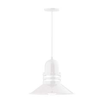 Atomic One Light Pendant in White (518|PEB150-44)