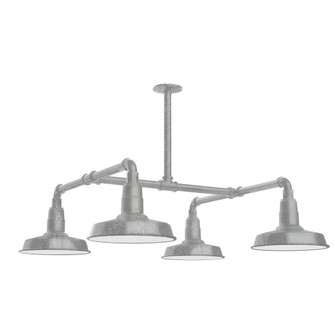 Warehouse Four Light Pendant in Painted Galvanized (518|MSP181-49-T48-G06)