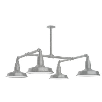 Warehouse Four Light Pendant in Painted Galvanized (518|MSP181-49-T36-G05)