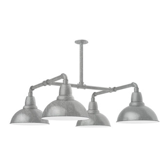 Cafe LED Pendant in Painted Galvanized (518|MSP106-49-T24-L12)