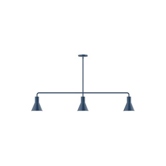 Axis Three Light Linear Pendant in Navy (518|MSN436-50)