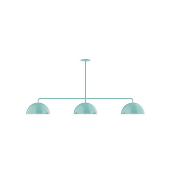 Axis Three Light Linear Pendant in Sea Green (518|MSN432-48)