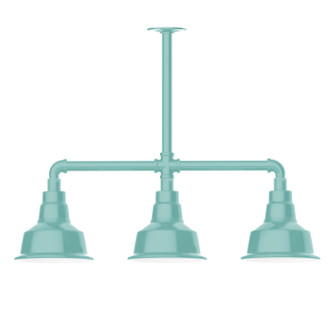 Warehouse Three Light Pendant in Sea Green (518|MSK180-48-T24)