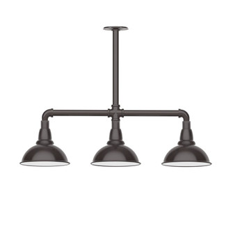 Cafe Three Light Pendant in Architectural Bronze (518|MSK105-51-G05)