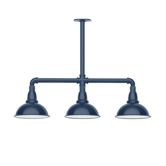 Cafe Three Light Pendant in Navy (518|MSK105-50-T36-W08)