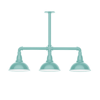 Cafe Three Light Pendant in Sea Green (518|MSK105-48-T48)