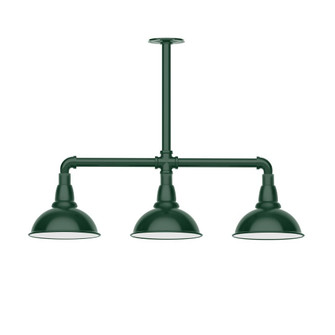 Cafe Three Light Pendant in Forest Green (518|MSK105-42-G05)