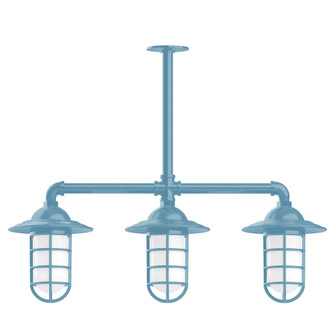 Vaportite Three Light Pendant in Light Blue (518|MSK052-54-T30-G07)