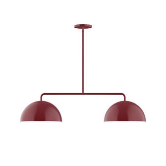 Axis Two Light Linear Pendant in Barn Red (518|MSG432-55)