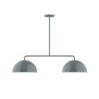 Axis LED Chandelier in Slate Gray (518|MSG432-40-L10)