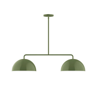 Axis Two Light Linear Pendant in Fern Green (518|MSG432-22)